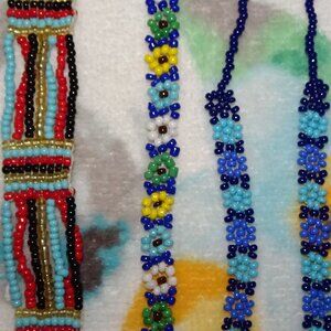 Bead necklace and bracelets